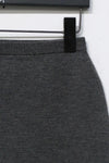 Swaying/Knit cashmere skirt SW23SS3B35 Deep gray
